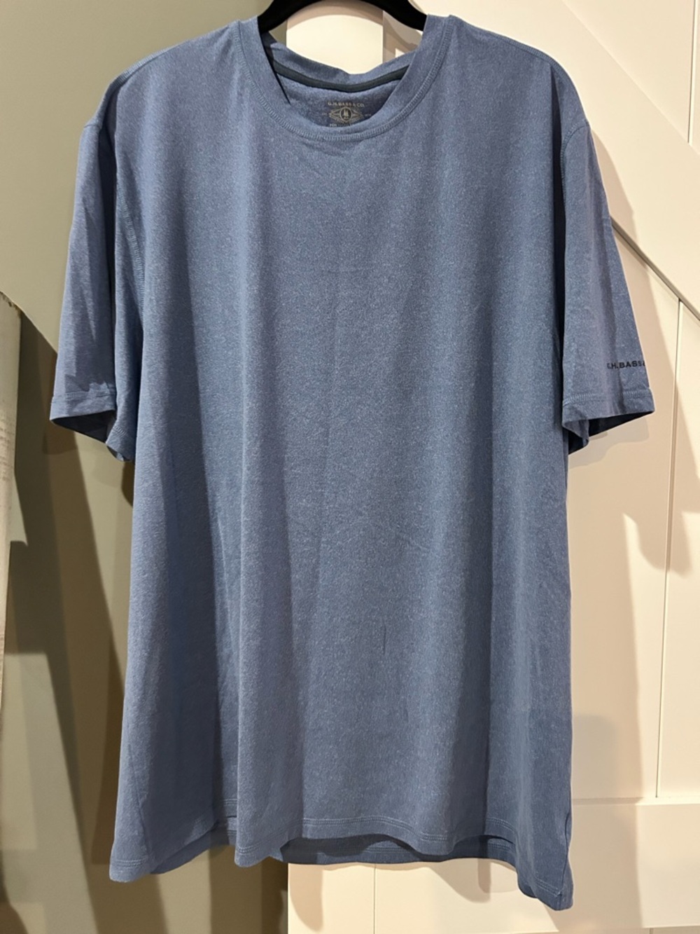 G.H. Bass & Co. Short Sleeve Crew Tee in Dusty Blue